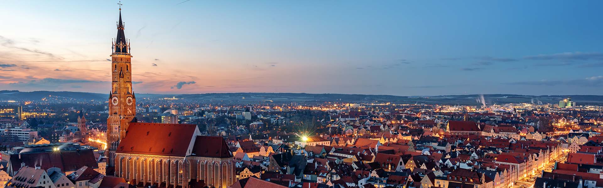 Landhshut bei Nacht